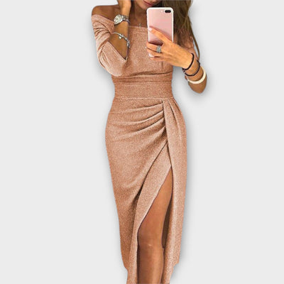 Lena - Elegantní šaty s odhalenými rameny