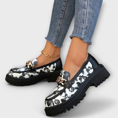 Sandra - Elegantní Retro-Mokasíny