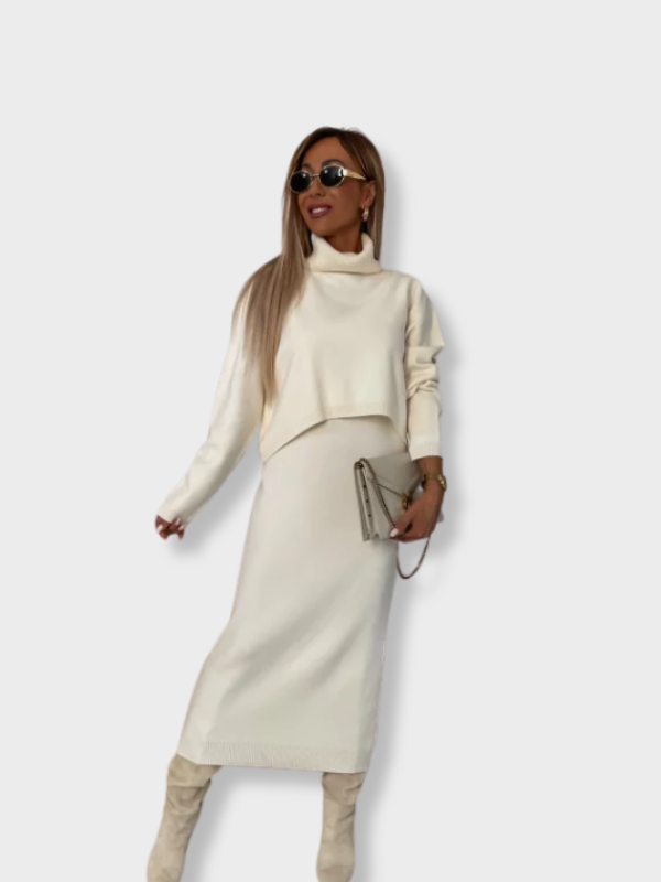 Nicole - Podzimně-zimní úpletový set pro dámy