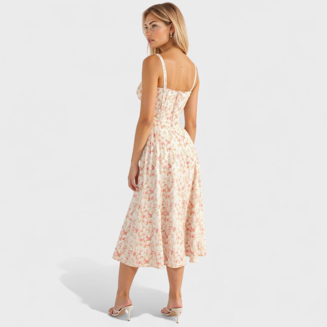 Kiana - Korzetové Midi Šaty