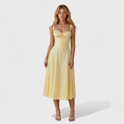 Kiana - Korzetové Midi Šaty