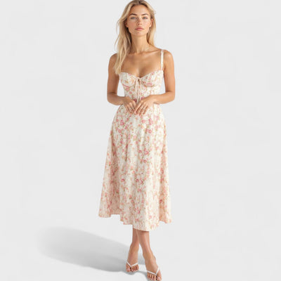 Kiana - Korzetové Midi Šaty