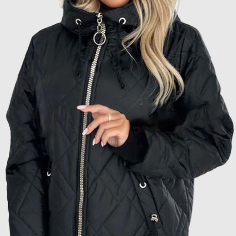 Jayne - Prošívaná Teplá a Elegantní Parka