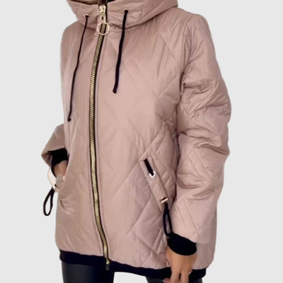 Jayne - Prošívaná Teplá a Elegantní Parka